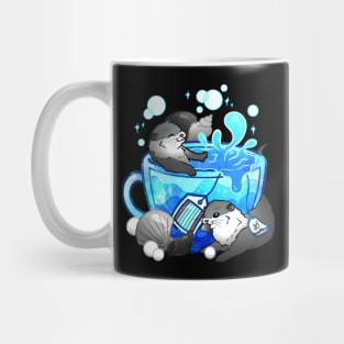 Pride Flag Teacup - Ocean Otter Demiboy Mug